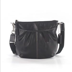 Coach Black Leather Crossbody Bag